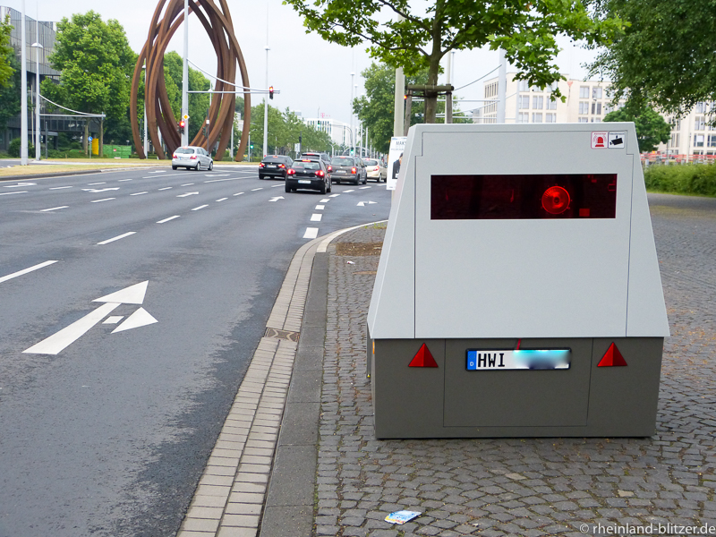 Neues Geschwindigkeitsmessgerät in Bonn 